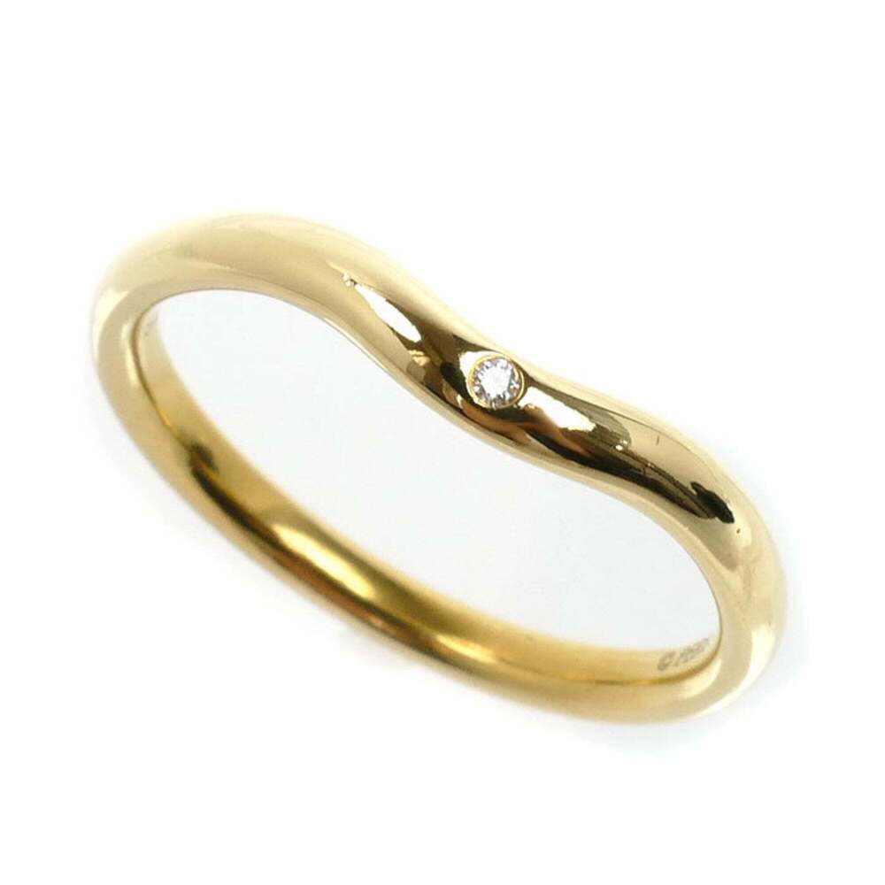 TIFFANY 18k Gold Diamond Ring
